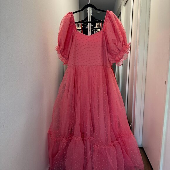 Ivy City Co Wonderland Dress in Pink Hearts 3X NWT - Picture 5 of 8